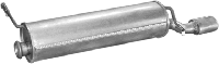 Глушитель Ситроен ЗХ (Citroen ZX) 1.4i 09/96-98 (04.88) Polmostrow алюминизированный