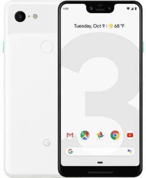 Смартфон Google Pixel 3 XL 4/64GB Just Black, 6.3" P-OLED, 12,2/8+8Мп, IP68, 1sim