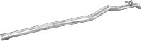 Труба конечная Мерседес Спринтер (Mercedes Sprinter) 412D 2.9TD LWB 95- (13.262) Polmostrow алюминизированный