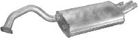 Глушитель Крайслер Себринг (Chrysler Sebring) 2.5 95-00 (45.21) Polmostrow алюминизированный