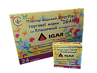 Пластырь медицинский River Plast 1х500 "IGAR" "Классический" (на ПВХ основе) КTh6172