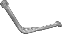 Приемная труба Опель Кадет (Opel Kadett) 82-84 1.6D (17.468) Polmostrow алюминизированный