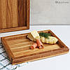 Дощечка з бортиками таця для подачі та сервірування "Амор" 30х15 см, фото 2
