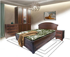Ліжко двоспальне з ящиками "Фіона"2 (1800*2000)