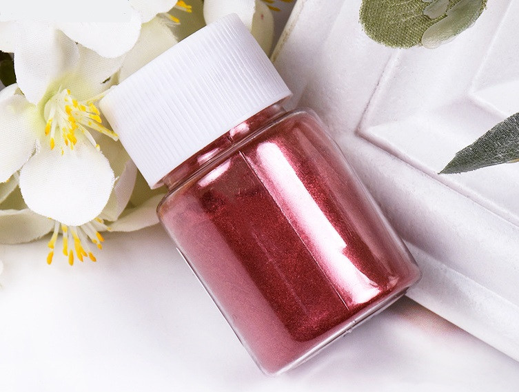 Перламутровий пігмент для епоксидної смоли, Бордовий (081), 20 г, фото 1