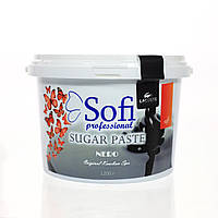 Чёрная сахарная паста для шугаринга Sofi May Nero Aroma Soft 1200 г
