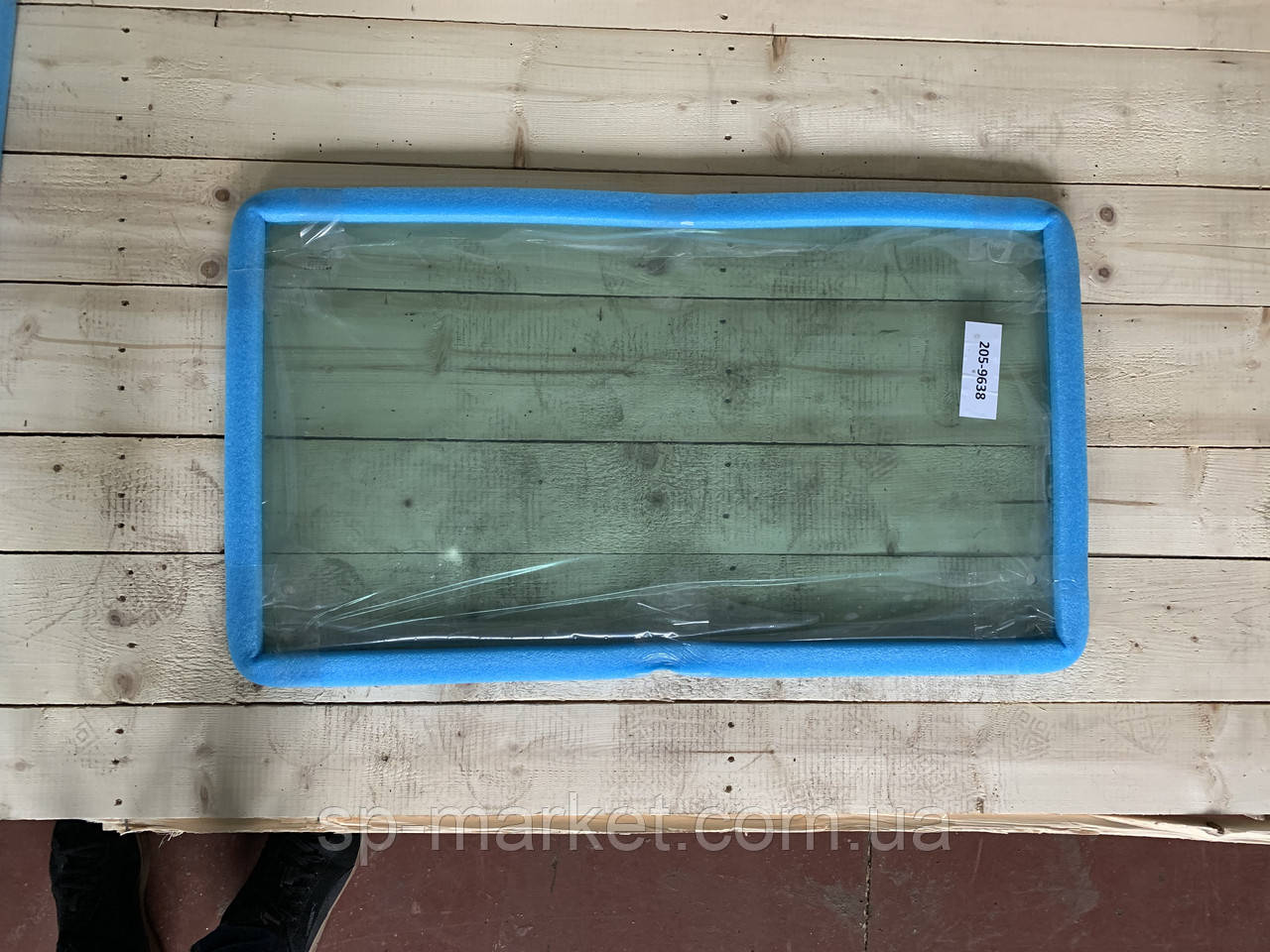 Скло заднє спіднє CAT 428E 205-9638 для Caterpillar 422E, 428E, 432E, 434E, 444E, фото 1