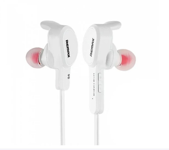 Вакуумні Bluetooth навушники гарнітура Remax RB-S5 Sport White, фото 1