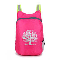 Складаний захисний рюкзак для чоловіків і жінок водонепроникний «Travel Handbag» (рожевий)