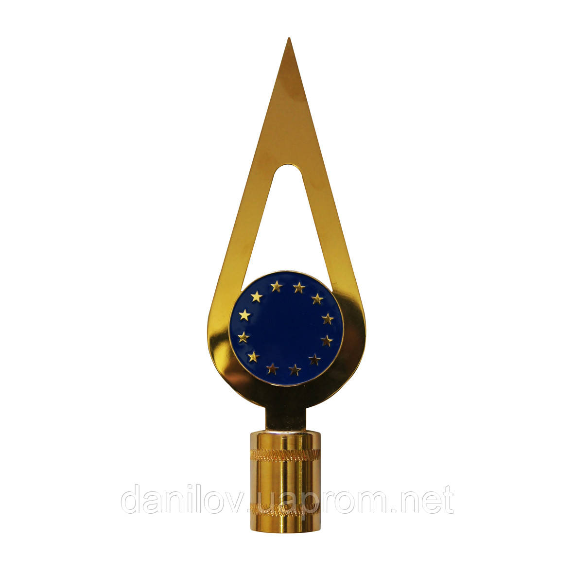 Навершя «Крапля з гербом ЄС» Au, емаль