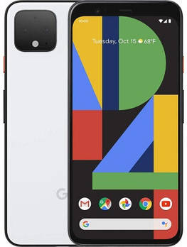 Смартфон Google Pixel 4 64gb Black, Snapdragon 855, екран 5.7" OLED, 12,2+16/8Мп, IP68, 1sim, 4G (LTE)