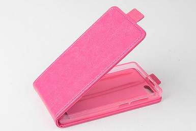 Чохол фліп для Huawei Ascend G6-U10 рожевий