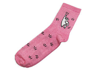 Шкарпетки Rock'n'socks Кіт царапка рожеві