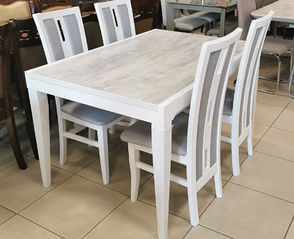Стіл-слайдер обідній Зевс Fusion Furniture, колір урбан лайт, фото 1