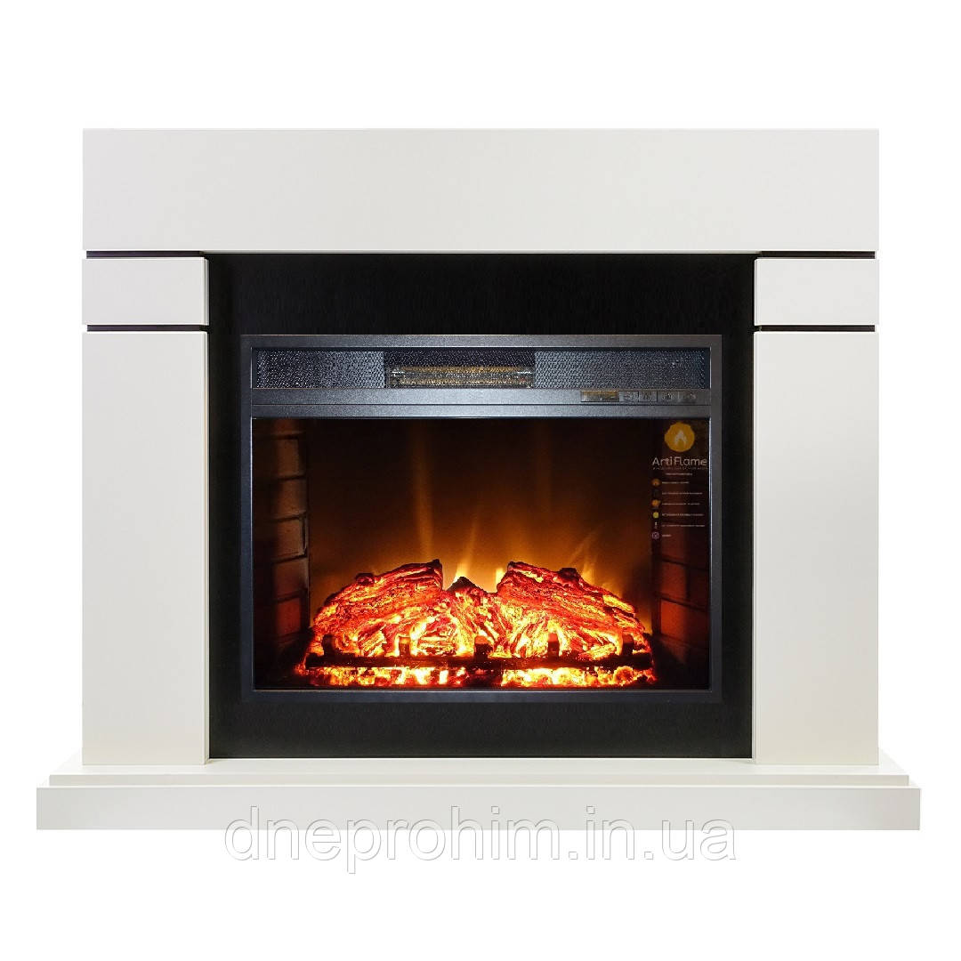 КАМІНОМПЛЕКТ ARTIFLAME LINDOS AF28S БІЛИЙ Б'ЯНКО зі звуком