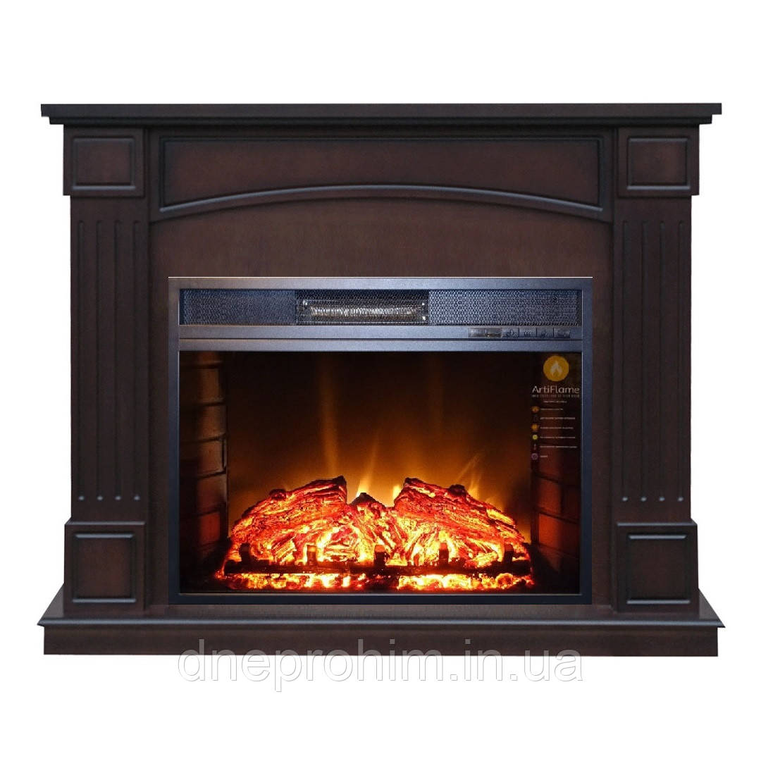 КАМІНОМПЛЕКТ ARTIFLAME BOSTON AF28S ВЕНГЕ зі звуком