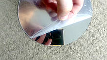 Годинники настінні пластикові діаметр до 70см "Годинник сонце дзеркальні", фото 3