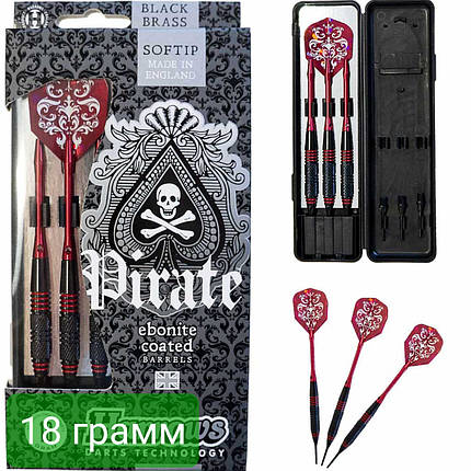 Дротики для електронного дартсу Pirate Англія Harrows, фото 2