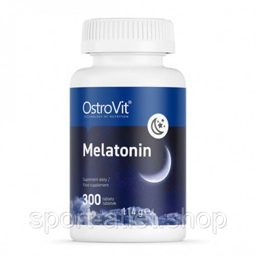 Натуральна добавка OstroVit Melatonin, 300 таблеток