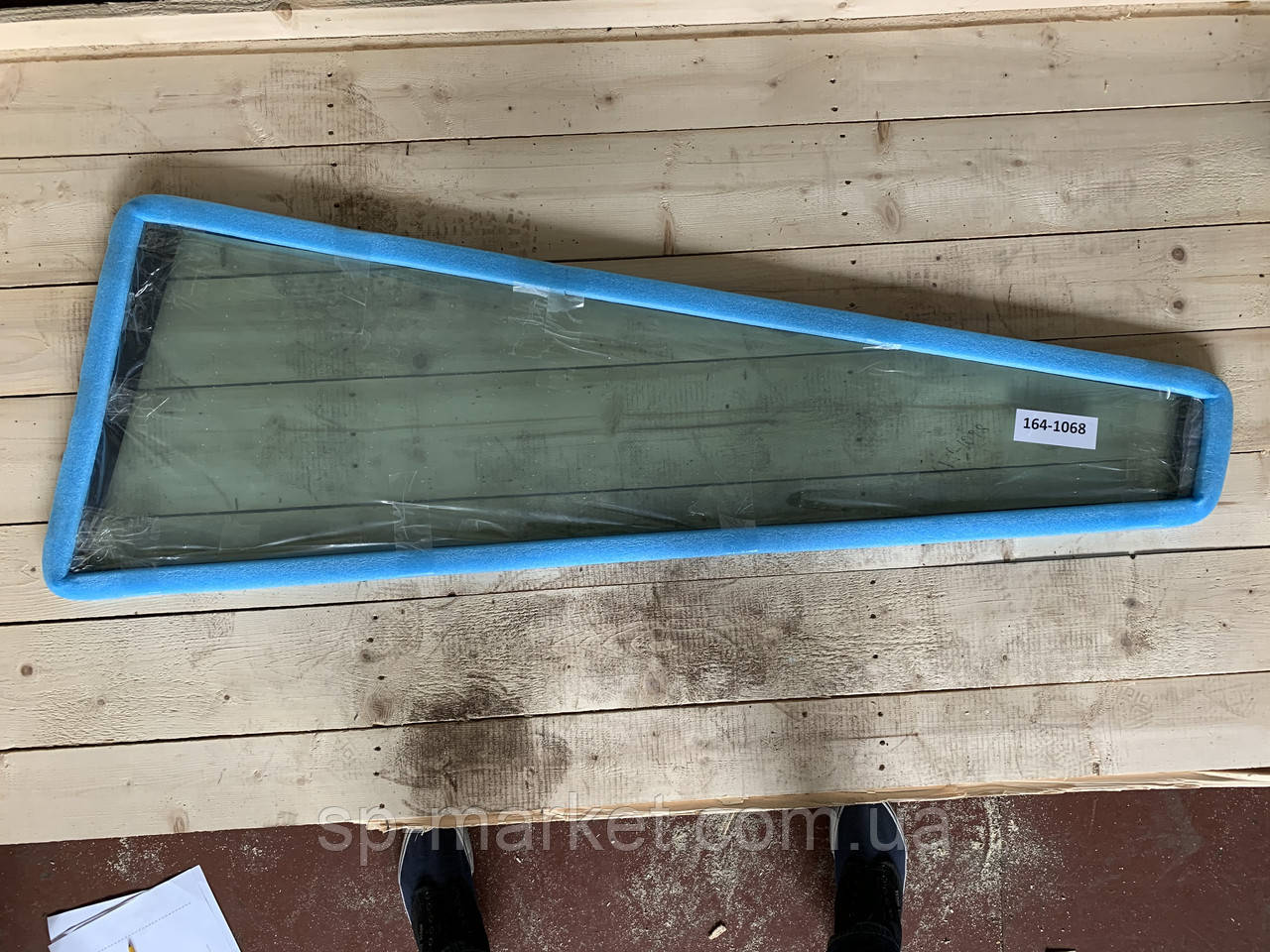 Скло кутове праве CAT 428D 164-1068  Caterpillar (CAT), фото 1