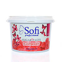 Малиновая сахарная паста для шугаринга Sofi May Raspberry Strong 1200 г