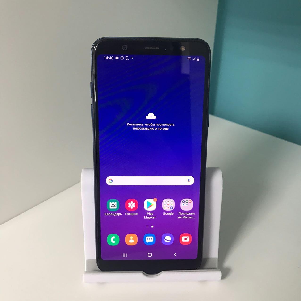 Смартфон БУ Samsung Galaxy A6+ 3/32GB (SM-A605FZBN) синій