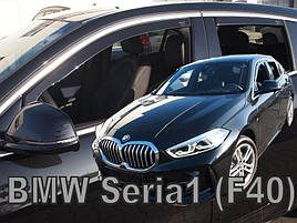 Дефлекторы окон (ветровики) BMW 1 Series F40 2019+ 5D HB (вставні, 4 шт.) (HEKO)