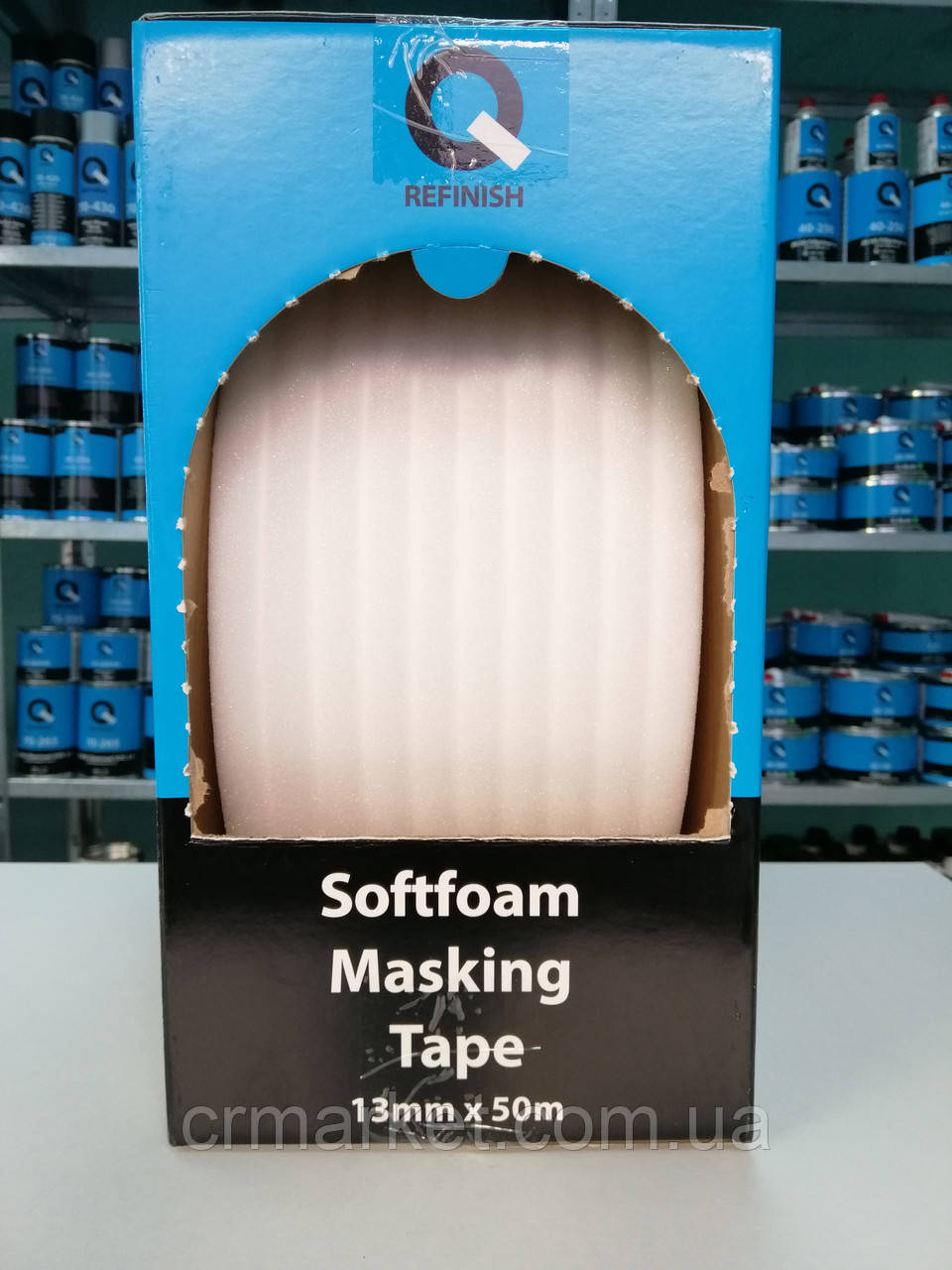 Поролонові валики для маскування прорізів 13мм х 50м, Q-REFINISH 10-205, фото 1