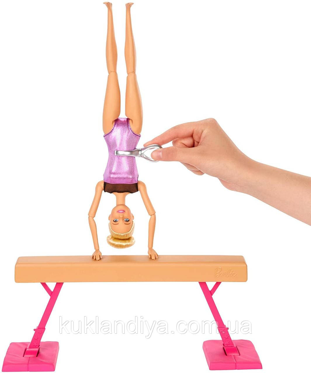 Кукла Барби Гимнастка с аксессуарами Barbie Gymnastics Doll and Playset (GJM72) - фото 5 - id-p516854423