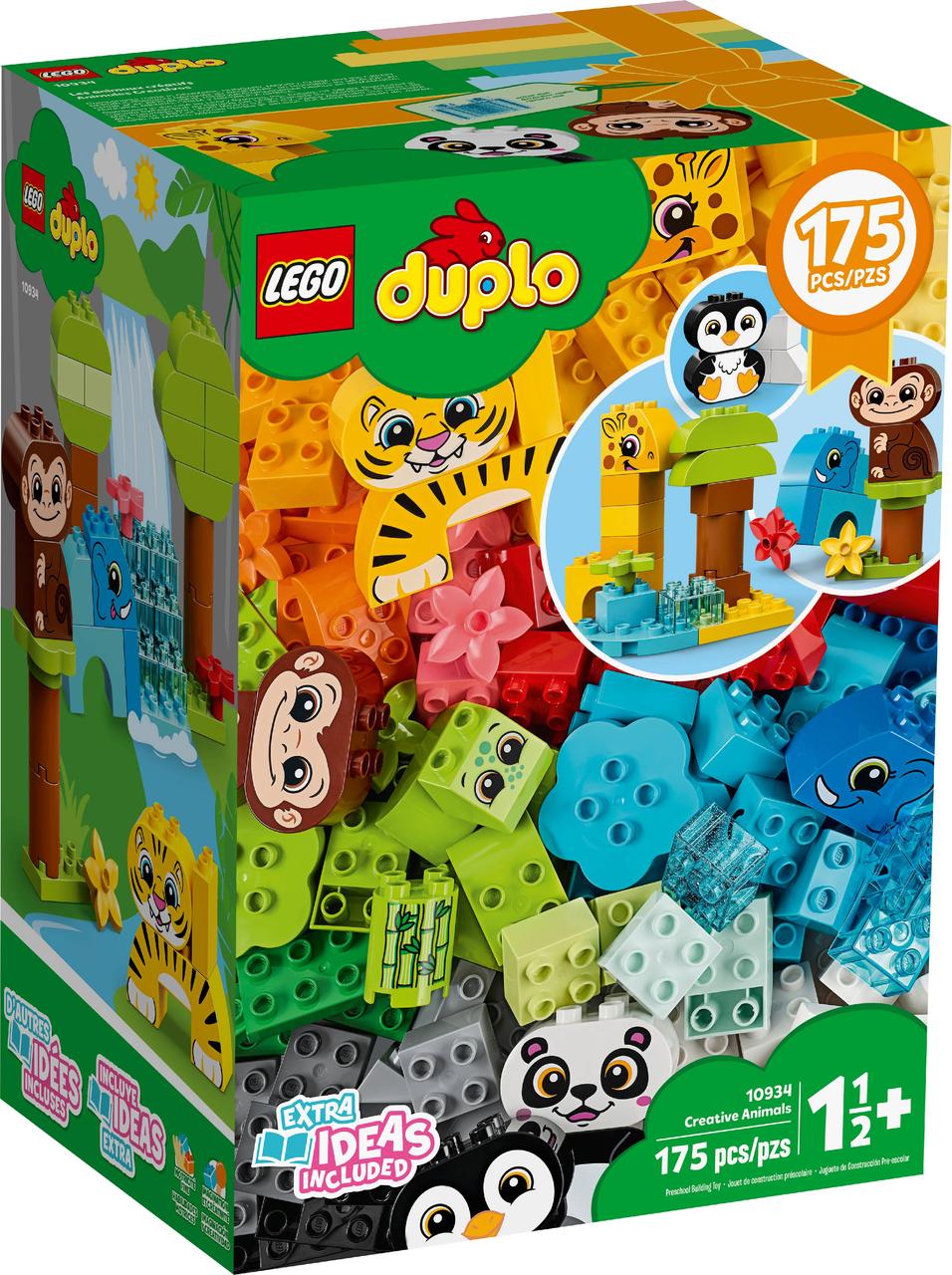 LEGO Duplo Набір для веселої творчості Веселі тваринки 175 деталей (10934)