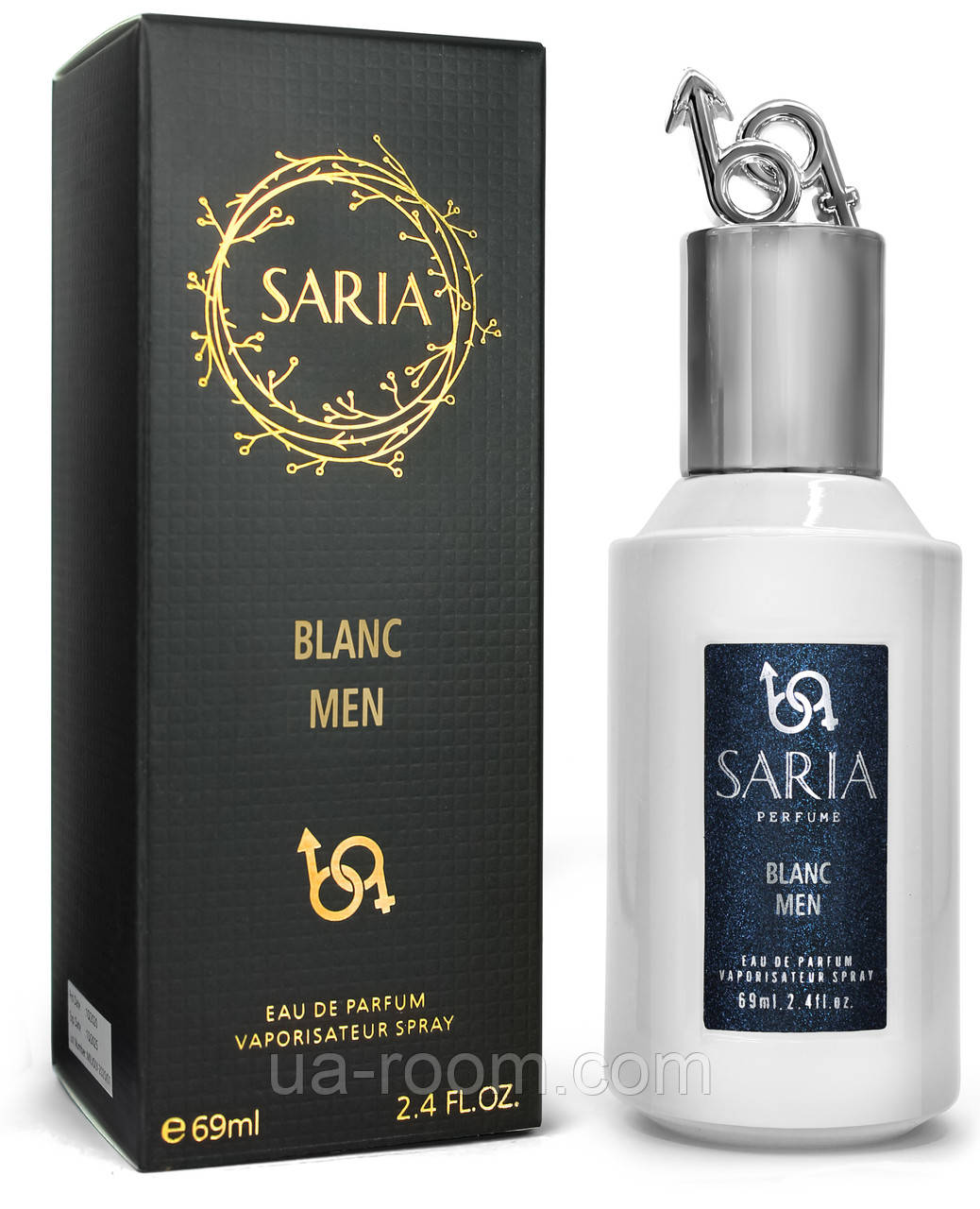 Saria Blanc Men (Eau De Lacoste L. 12.12 Blanc), 69 ml