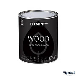 Акрилова емаль для дерева прозора ELEMENT PRO WOOD