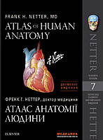 Френк Г. Неттер Атлас анатомії людини 7-ме видання 2021р українсько-англійське