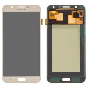 Дисплей для Samsung J701 Galaxy J7 Neo (2017) з сенсорним склом (Золотий) Оригінал Китай