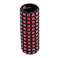 Ролик, валик для спины, йоги ProSource Cube Foam Roller 30×10 см (PS-2191-red), черный\красный