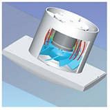 Витяжний вентилятор для ванної Soler & Palau SILENT 200 CZ DESIGN 3C білий, фото 9