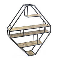 Навісна - Настінна Полиця в стилі LOFT (Wall Shelf - 30)