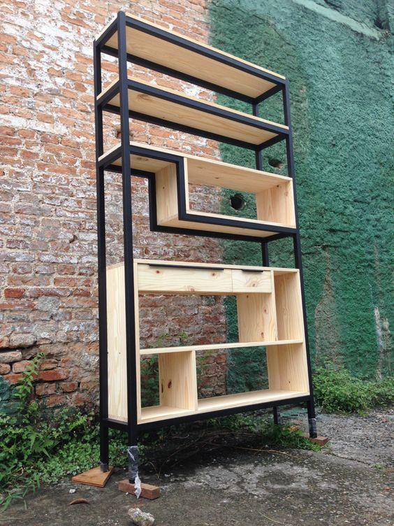 Стелаж для зберігання в стилі LOFT (Rack - 081)
