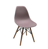 Пластиковый стул Nik NEW (Ник Н) пурпурный 66 на деревянных ножках