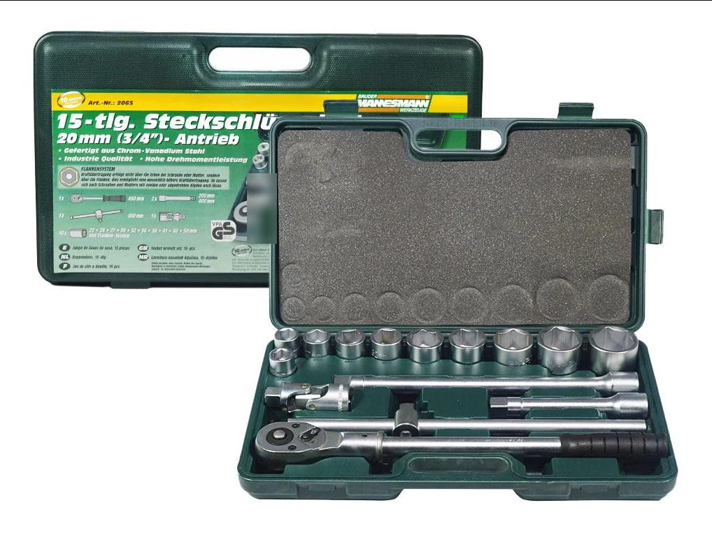 Набір інструментів Mannesmann 15 pcs M2065