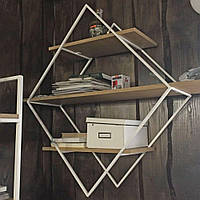 Навісна - Настінна Полиця в стилі LOFT (Wall Shelf - 82)