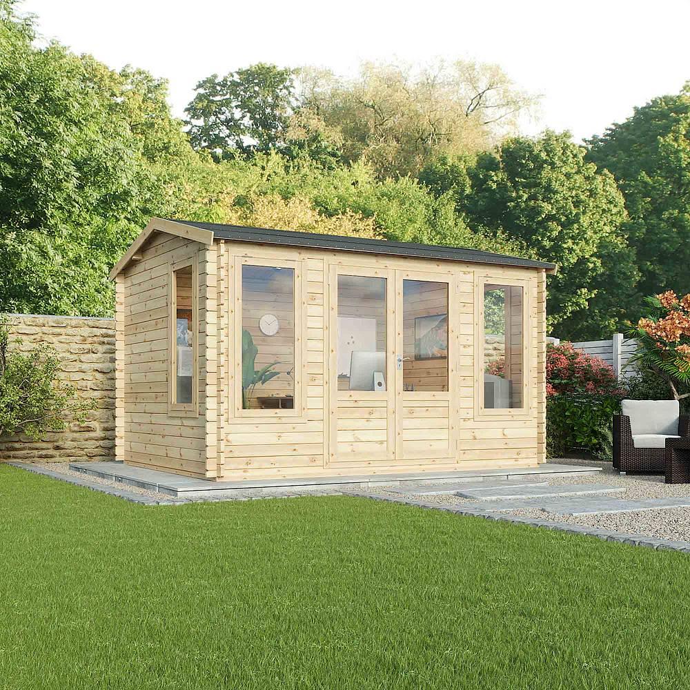 Альтанка з термомодифицированного бруса 10,64 м2 від виробника Thermo Outdoor Gazebo 111