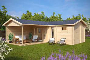 Будинок з термобруса 21 м2. від виробника Thermo Wooden House 055
