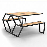 Садовий стіл в стилі LOFT (Garden Table - 09)
