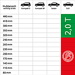Домкрат механічний 2 т Auto Lift X-Power Alca 436200, фото 9