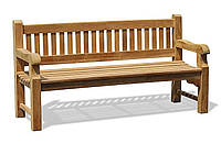 Лавочка скамья со спинкой 1800 х 690 мм от производителя Garden park bench 02