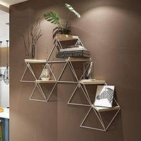 Навісна полиця настінна в стилі LOFT (Wall Shelf - 69)