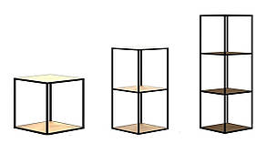 Стелаж для зберігання в стилі LOFT (Rack - 101)