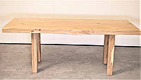 Деревянный стол 2000х900 мм из ясеня для кафе, дачи от производителя. Wood Table 12