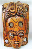Маски з дерева, ручна різьба по дереву (Hand Carved Artwork 50)